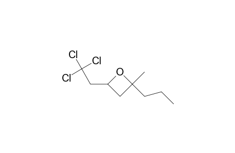 2-(2,2,2-TRICHLOROETHYL)-4-METHYL-4-PROPYLOXETANE;ISOMER-1