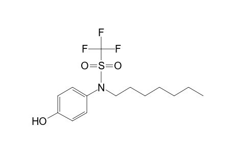 Methanesulfonamide, 1,1,1-trifluoro-N-heptyl-N-(4-hydroxyphenyl)-