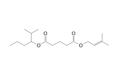 Glutaric acid, 3-methylbut-2-en-1-yl 2-methylhex-3-yl ester