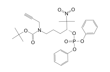 (4R)-N-(TERT.-BUTYLOXYCARBONYL)-N-ETHYNYL-4-DIPHENYLPHOSPHATOXY-5-METHYL-5-NITROHEXYLAMINE