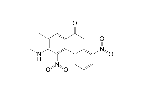 4-Acetyl-6-methyl-2-nitro-3-(3-nitrophenyl)-N-methylaniline