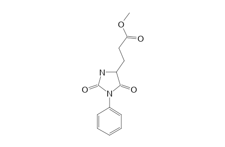 METHYL-3-(2,5-DIOXO-1-PHENYL-IMIDAZOLIDIN-4-YL)-PROPANOATE