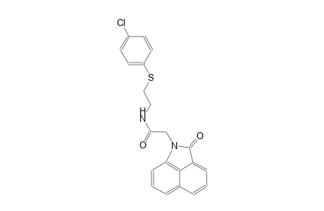 N-{2-[(4-chlorophenyl)sulfanyl]ethyl}-2-(2-oxobenzo[cd]indol-1(2H)-yl)acetamide