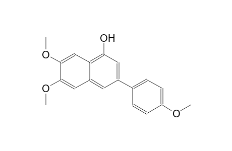 6,7-dimethoxy-3-(4-methoxyphenyl)-1-naphthol