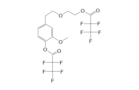 2-(4-Hydroxy-3-methoxyphenyl)-2-ethoxyethanol di-pfp