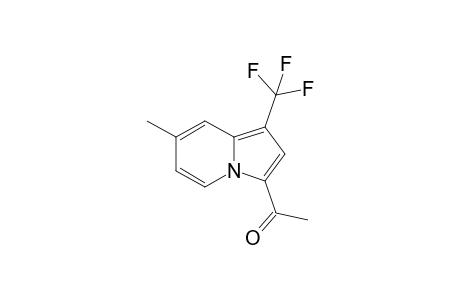 1-[7-methyl-1-(trifluoromethyl)-3-indolizinyl]ethanone