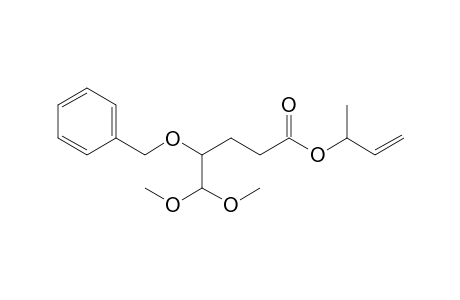 1'-Methylprop-2'-enyl 4-(benzyloxy)-5,5-dimethoxypentanoate