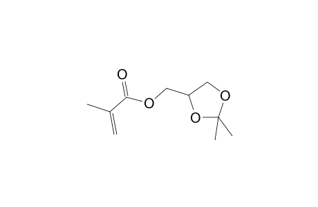 2-Propenoic acid, 2-methyl-, (2,2-dimethyl-1,3-dioxolan-4-yl)methyl ester