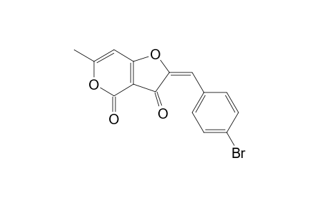 2-(4-Bromobenzylidene)-6-methyl-2H-furo[3,2-c]pyran-3,4-dione