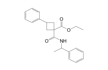 Ethyl 3-phenyl-1-([(1-phenylethyl)amino]carbonyl)cyclobutanecarboxylate
