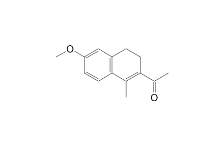 1-(6-Methoxy-1-methyl-3,4-dihydronaphthalen-2-yl)ethanone