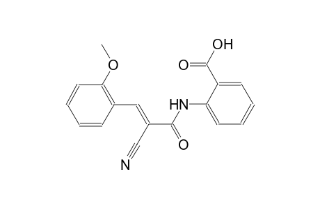 2-{[(2E)-2-cyano-3-(2-methoxyphenyl)-2-propenoyl]amino}benzoic acid