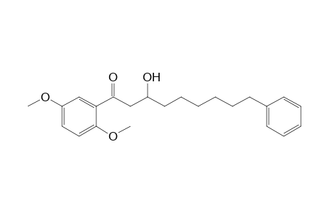 1-(2,5-dimethoxyphenyl)-3-hydroxy-9-phenyl-1-nonanone