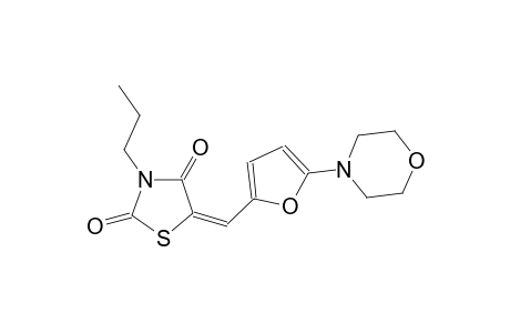 (5E)-5-{[5-(4-morpholinyl)-2-furyl]methylene}-3-propyl-1,3-thiazolidine-2,4-dione