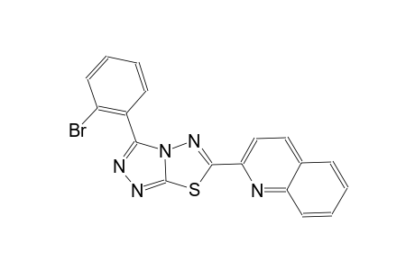 quinoline, 2-[3-(2-bromophenyl)[1,2,4]triazolo[3,4-b][1,3,4]thiadiazol-6-yl]-