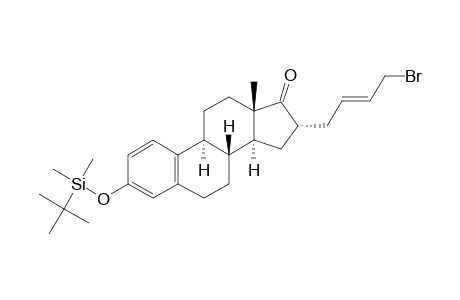 Estra-1,3,5(10)-trien-17-one, 16-(4-bromo-2-butenyl)-3-[[(1,1-dimethylethyl)dimethylsilyl]oxy]-, (16.alpha.)-