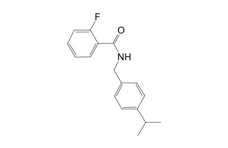 2-Fluoro-N-(4-isopropylbenzyl)benzamide