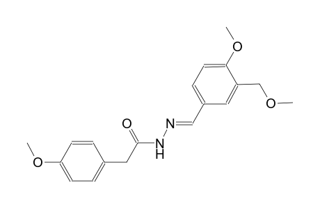N'-{(E)-[4-methoxy-3-(methoxymethyl)phenyl]methylidene}-2-(4-methoxyphenyl)acetohydrazide