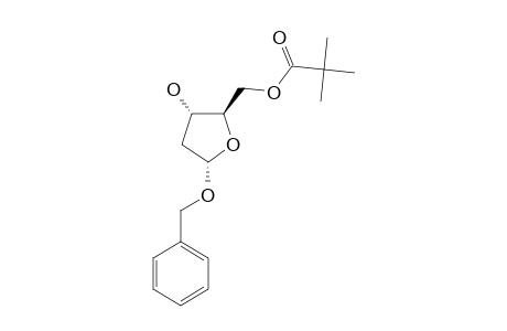 PHENYLMETHYL-2-DEOXY-5-O-(2,2-DIMETHYLPROPANOYL)-ALPHA-D-ERYTHRO-PENTOFURANOSIDE