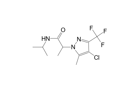 2-[4-chloro-5-methyl-3-(trifluoromethyl)-1H-pyrazol-1-yl]-N-isopropylpropanamide