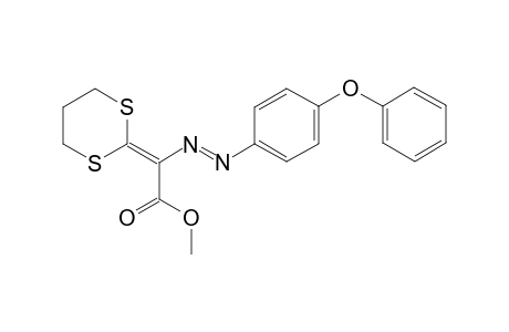 (E)-Methyl 2-(1,3-dithian-2-ylidene)-2-((4-phenoxyphenyl)diazenyl)acetate