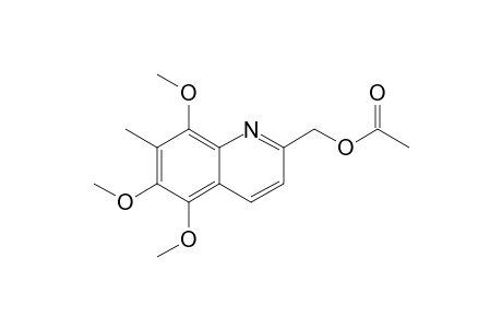 2-Acetoxymethyl-5,6,8-trimethoxy-7-methylquinoline