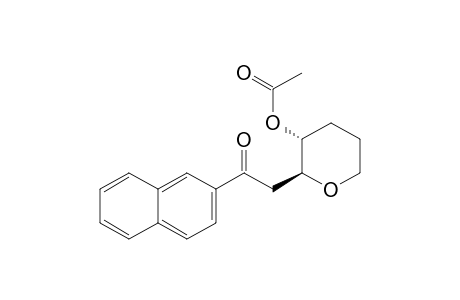 (+-)-(2S,3R)-2-[2-(2-Naphthyl)-2-oxoethyl]tetrahydro-2H-3-pyranyl acetate