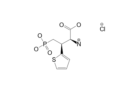 (2R,3R)-2-AMINO-4-PHOSPHONO-3-(THIOPHEN-2-YL)-BUTANOIC-ACID-HYDROCHLORIDE