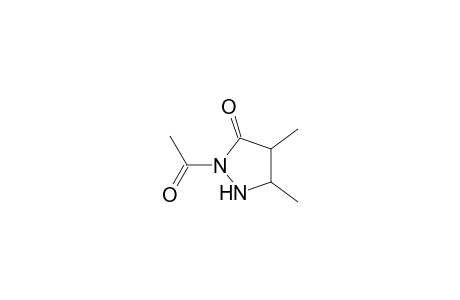 2-Acetyl-4,5-dimethylpyrazolidin-3-one