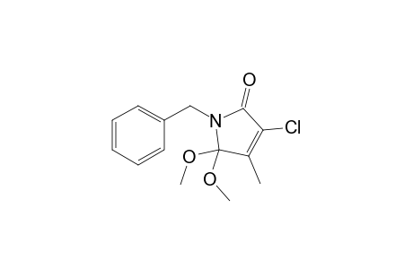 N-Benzyl-3chloro-4-methyl-5,5-dimethoxy-3-pyrrolin-2-one