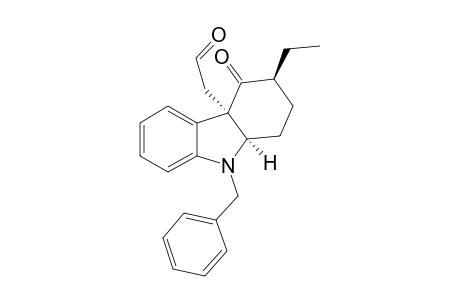 (4aR,9aR)-1-Benzyl-3.beta.-ethyl-4a-Oxoethylhexahydrocarbazol-4-one