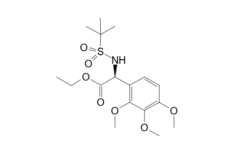(S)-Ethyl-2-(1,1-dimethylethylsulfonamido)-2-(2,3,4-trimethoxyphenyl)acetate