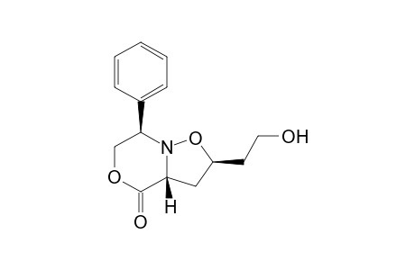 (2R,3aR,7R)-2-(2-hydroxyethyl)-7-phenyl-3,3a,6,7-tetrahydro-2H-isoxazolo[3,2-c][1,4]oxazin-4-one