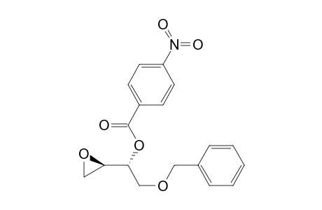 Oxiranemethanol, .alpha.-[(phenylmethoxy)methyl]-, 4-nitrobenzoate, [R-(R*,R*)]-