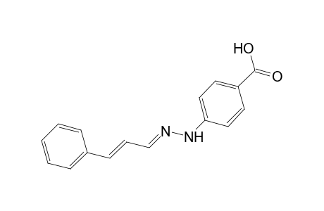 4-[(2E)-2-[(E)-3-phenylprop-2-enylidene]hydrazino]benzoic acid
