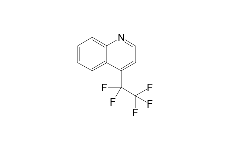 4-Pentafluoroethylquinoline