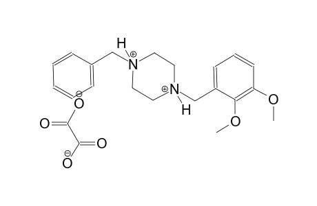 1-benzyl-4-(2,3-dimethoxybenzyl)piperazinediium oxalate