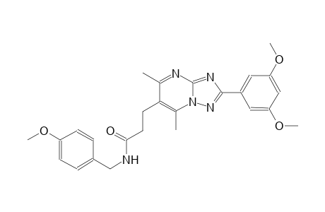 [1,2,4]triazolo[1,5-a]pyrimidine-6-propanamide, 2-(3,5-dimethoxyphenyl)-N-[(4-methoxyphenyl)methyl]-5,7-dimethyl-