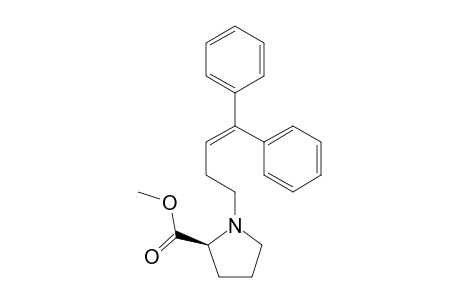 Methyl (S)-1-(4,4-diphenylbut-3-en-1-yl)pyrrolidine-2-carboxylate
