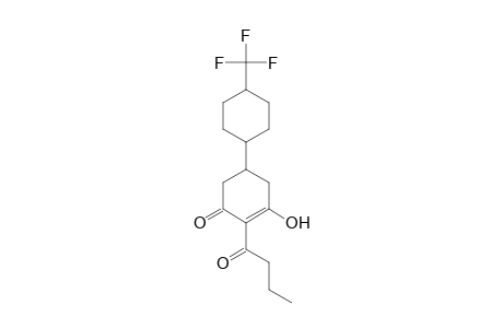 2-Cyclohexen-1-one, 3-hydroxy-2-(1-oxobutyl)-5-[4-(trifluoromethyl)cyclohexyl]-
