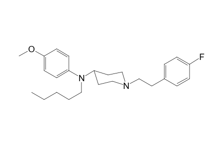 1-[2-(4-fluorophenyl)ethyl]-N-4-methoxyphenyl-N-pentylpiperidin-4-amine