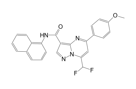 7-(difluoromethyl)-5-(4-methoxyphenyl)-N-(1-naphthyl)pyrazolo[1,5-a]pyrimidine-3-carboxamide