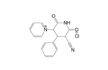 pyridinium, 1-(5-cyano-2,6-dioxo-4-phenyl-3-piperidinyl)-, chloride