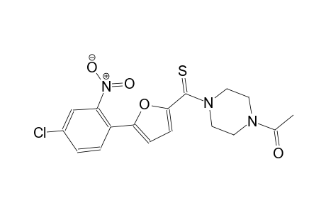 1-[4-[5-(4-chloranyl-2-nitro-phenyl)furan-2-yl]carbothioylpiperazin-1-yl]ethanone