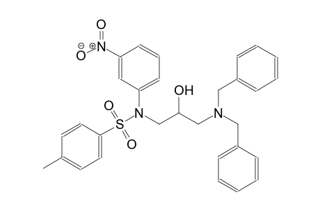 benzenesulfonamide, N-[3-[bis(phenylmethyl)amino]-2-hydroxypropyl]-4-methyl-N-(3-nitrophenyl)-