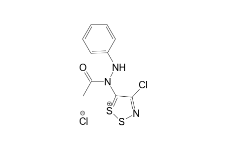 5-(N-Acetyl-N'-phenylhydrazine)-4-chloro-1,2,3-dithiazolium chloride