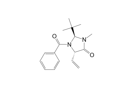 (2S,5S)-1-benzoyl-2-tert-butyl-3-methyl-5-vinyl-4-imidazolidinone