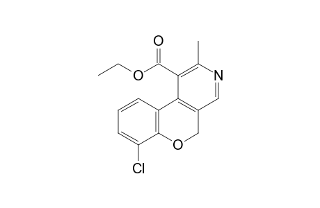 7-Chloro-2-methyl-5H-chromeno[3,4-c]pyridine-1-carboxylic acid ethyl ester