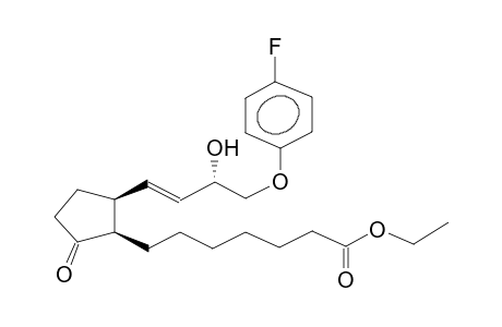 8-ISO-11-DEOXY-16-(PARA-FLUOROPHENOXY)-PROSTAGLANDIN PGE1 ETHYL ESTER