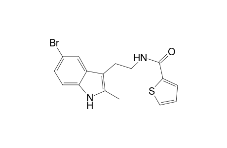 N-[2-(5-bromo-2-methyl-1H-indol-3-yl)ethyl]-2-thiophenecarboxamide